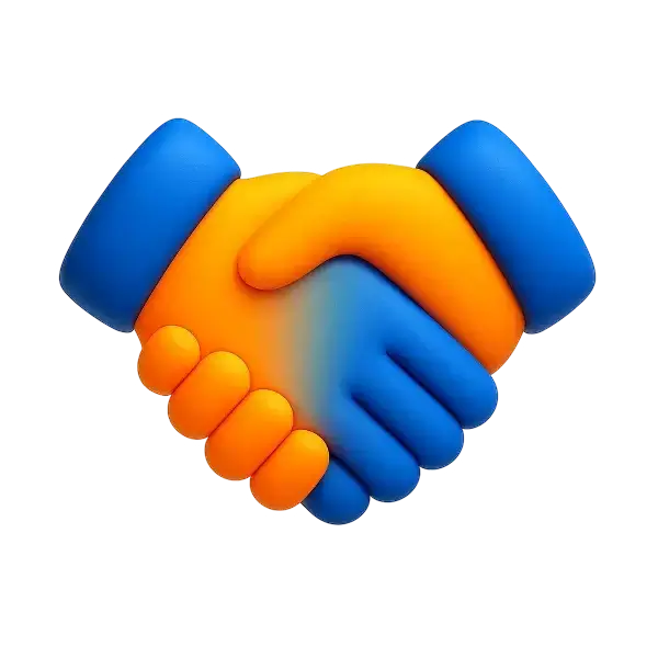 Ekip iş birliği ikonu – handshake